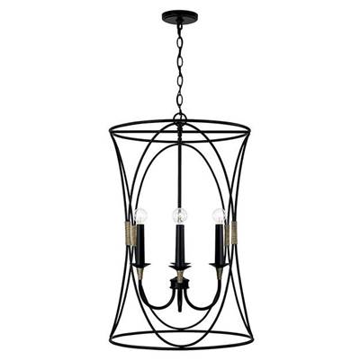 Capital Lighting Amara Foyer - 4-Light in Matte Black Brass