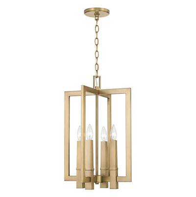 Capital Lighting Blake Foyer - 4-Light in Aged Brass