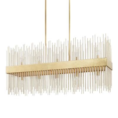 Capital Lighting Lena 10-Light Island Pendant in Fire and Ice