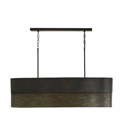 Capital Lighting Sana 5-Light Island Pendant in Grey Iron