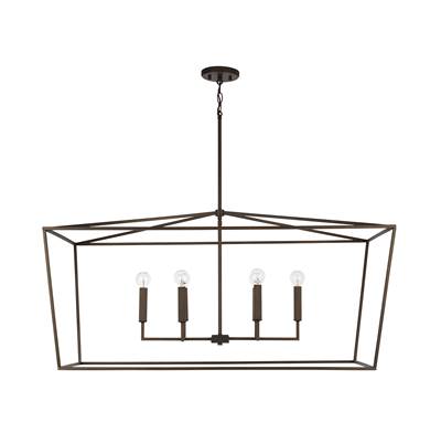 Capital Lighting Thea 6-Light Island Pendant in Oil Rubbed Bronze