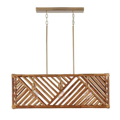 Capital Lighting Soleil 3-Light Island Pendant in Matte Brass