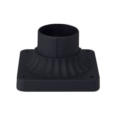 Capital Lighting Outdoor Pier Mount Flange in Black