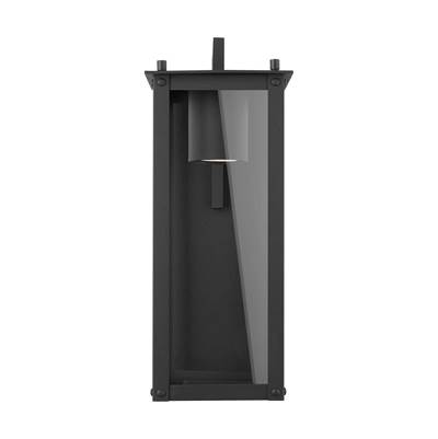 Capital Lighting Hunt 1-Light Outdoor Wall Lantern in Black
