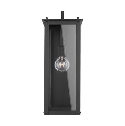 Capital Lighting Hunt 1-Light Wall Mount Lantern in Black
