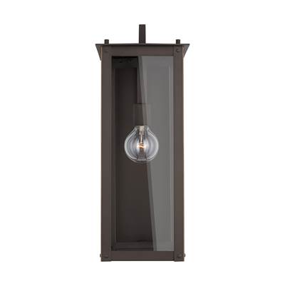 Capital Lighting Hunt 1-Light Wall Mount Lantern in Oiled Bronze