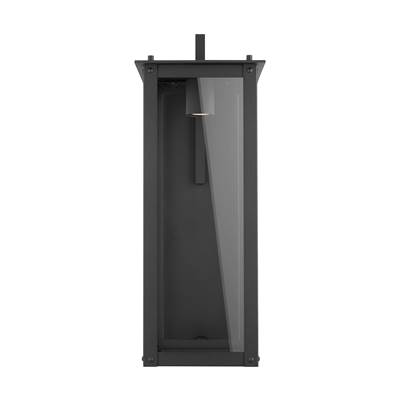 Capital Lighting Hunt 1-Light Outdoor Wall Lantern in Black