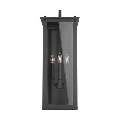 Capital Lighting Hunt 4-Light Wall Mount Lantern in Black