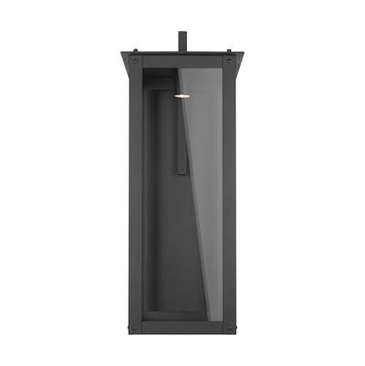 Capital Lighting Hunt 1-Light Outdoor Wall Lantern in Black