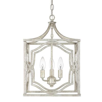Capital Lighting Blakely 3-Light Foyer in Antique Silver