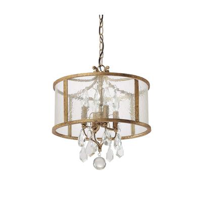 Capital Lighting Blakely 4-Light Cage Pendant in Antique Gold