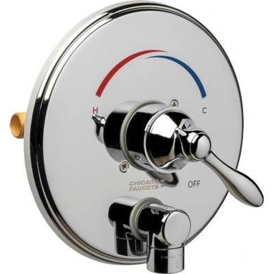 Chicago Faucets 1921 T/P Shower Valve - Round Trim