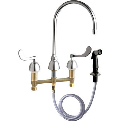 Chicago Faucets Deck Mounted Kitchen Sink Faucet