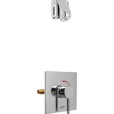 Chicago Faucets Square Trim Thermostatic Shower Valve
