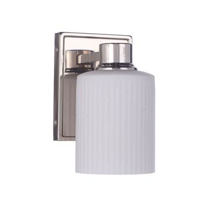 Craftmade Bretton Sconce - 1-Light in Polished Nickel