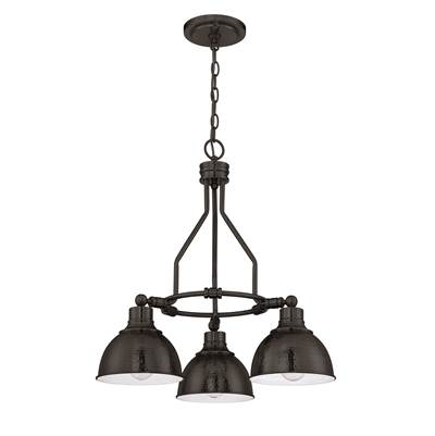 Craftmade Timarron Down Chandelier - 3 Light in Aged Bronze Brushed