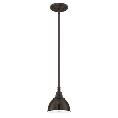 Craftmade Timarron 1 Light Mini Pendant in Aged Bronze Brushed