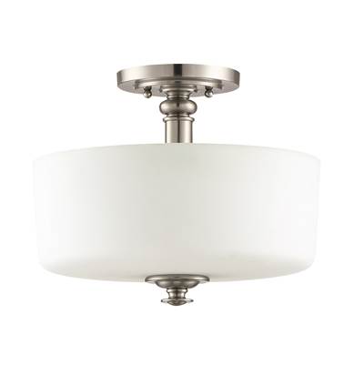 Craftmade Dardyn 3 Light Convertible Semi-Flush in Brushed Polished Nickel