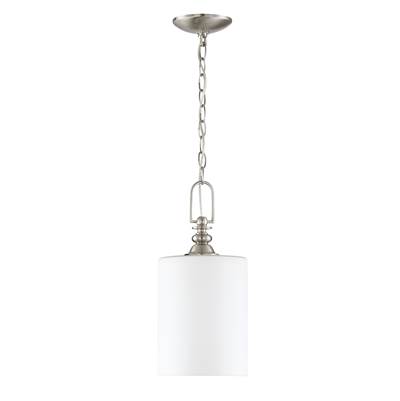 Craftmade Dardyn 1 Light Mini Pendant in Brushed Polished Nickel