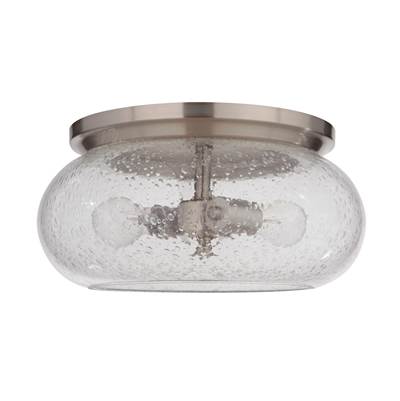 Craftmade Serene 2-Light Flush Mount in Brushed Polished Nickel