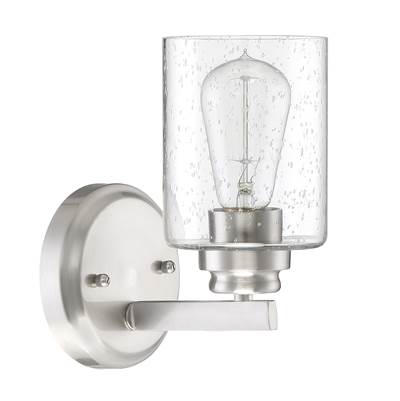 Craftmade Bolden Vanity - 1-Light in Brushed Polished Nickel
