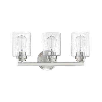 Craftmade Bolden 3-Light Vanity in Brushed Polished Nickel
