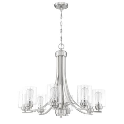 Craftmade Bolden 8-Light Chandelier in Brushed Polished Nickel