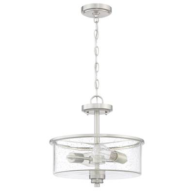 Craftmade Bolden 2 Light Convertible Semi-Flush in Brushed Polished Nickel
