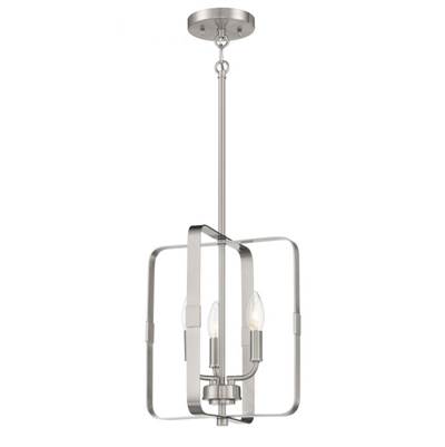Craftmade Stowe 3-Light Foyer in Brushed Polished Nickel
