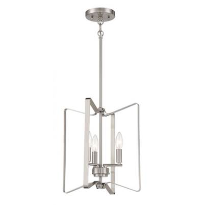 Craftmade Shayna 3-Light Foyer in Brushed Polished Nickel