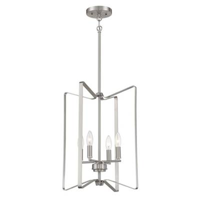 Craftmade Shayna 4-Light Foyer in Brushed Polished Nickel