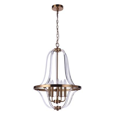 Craftmade Graclyn 5-Light Foyer in Satin Brass