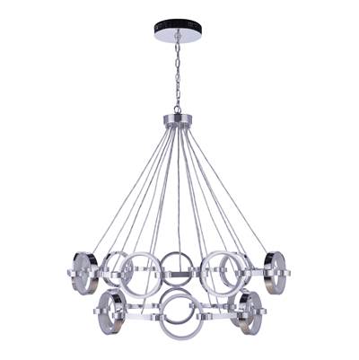 Craftmade Context 15-Light LED Chandelier in Chrome