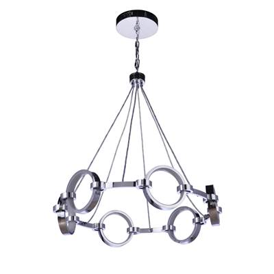 Craftmade Context 6-Light LED Chandelier in Chrome