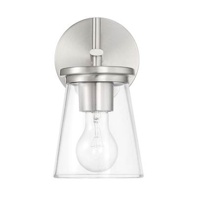 Craftmade Connell Wall Sconce - 1-Light in Brushed Polished Nickel