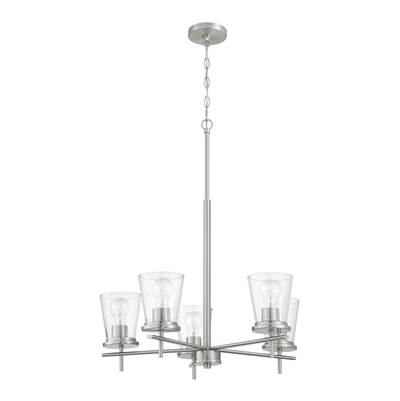 Craftmade Connell 5-Light Chandelier in Brushed Polished Nickel