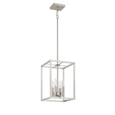 Craftmade Signature Foyer - 4-Light - 14" in Brushed Polished Nickel