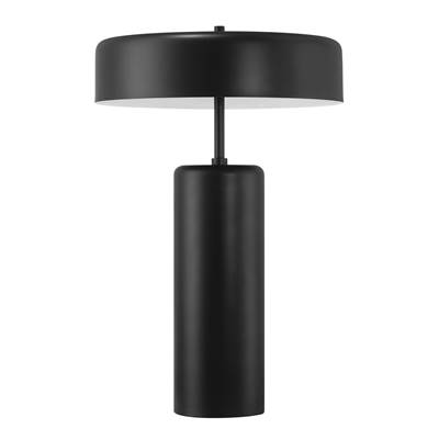 Craftmade 3 Light Table Lamp in Flat Black