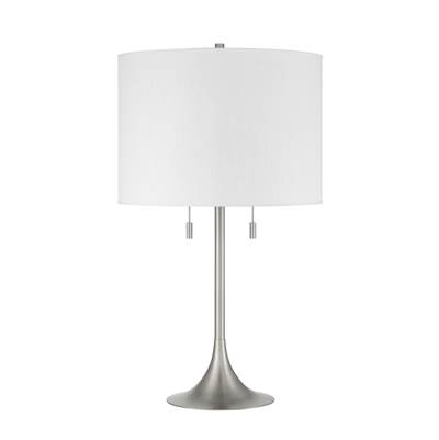 Craftmade Neely 2 Light Table Lamp in Brushed Polished Nickel