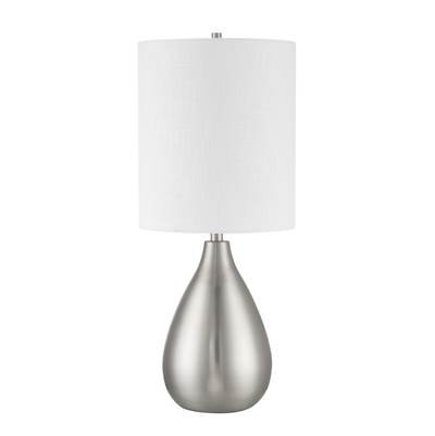 Craftmade Leri 1 Light Table Lamp in Brushed Polished Nickel