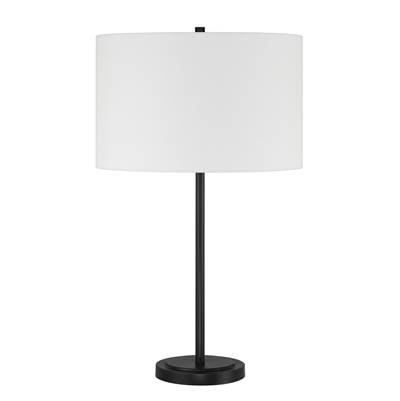 Craftmade Jones 1 Light Table Lamp in Flat Black