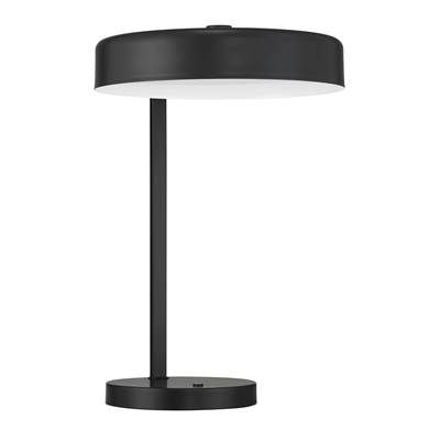 Craftmade Keeva 1 Light Table Lamp in Flat Black