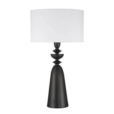 Craftmade Travis 1 Light Table Lamp in Dark Wood