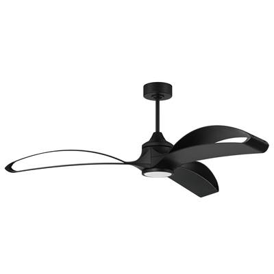 Craftmade Bandeaux Ceiling Fan - 60'' - 3-Blade in Flat Black
