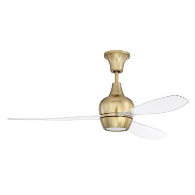 Craftmade Bordeaux Ceiling Fan - 52'' - 3-Blade in Satin Brass