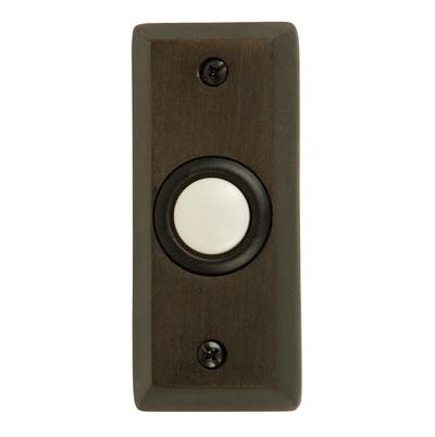 Craftmade Surface Mount Rectangle Lighted Push Button in Bronze