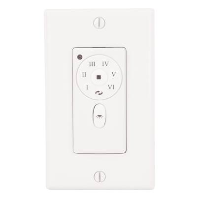 Craftmade Wall Control for DC Motor Only in White
