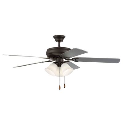 Craftmade Decorator's Choice Ceiling Fan - 52'' - 5-Blade - 3 Light in Espresso