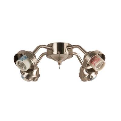 Craftmade Universal 4-Light Fitter in Brushed Polished Nickel