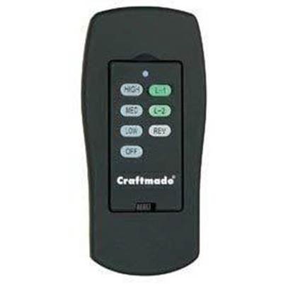 Craftmade ICS Wall Control - 3-Speed - Up/Down Light - Reverse in Flat Black